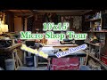 Micro Wood Shop Tour 10'x15' | Water Damage And The Power's Out