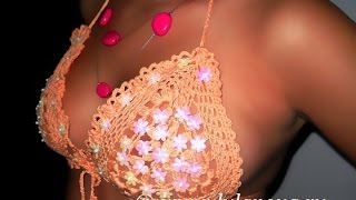 Купальник Солнечный - 11 часть - Сrochet swimsuit - вязание крючком Купальник Солнечный - 11 часть - Сrochet swimsuit - вязание крючком