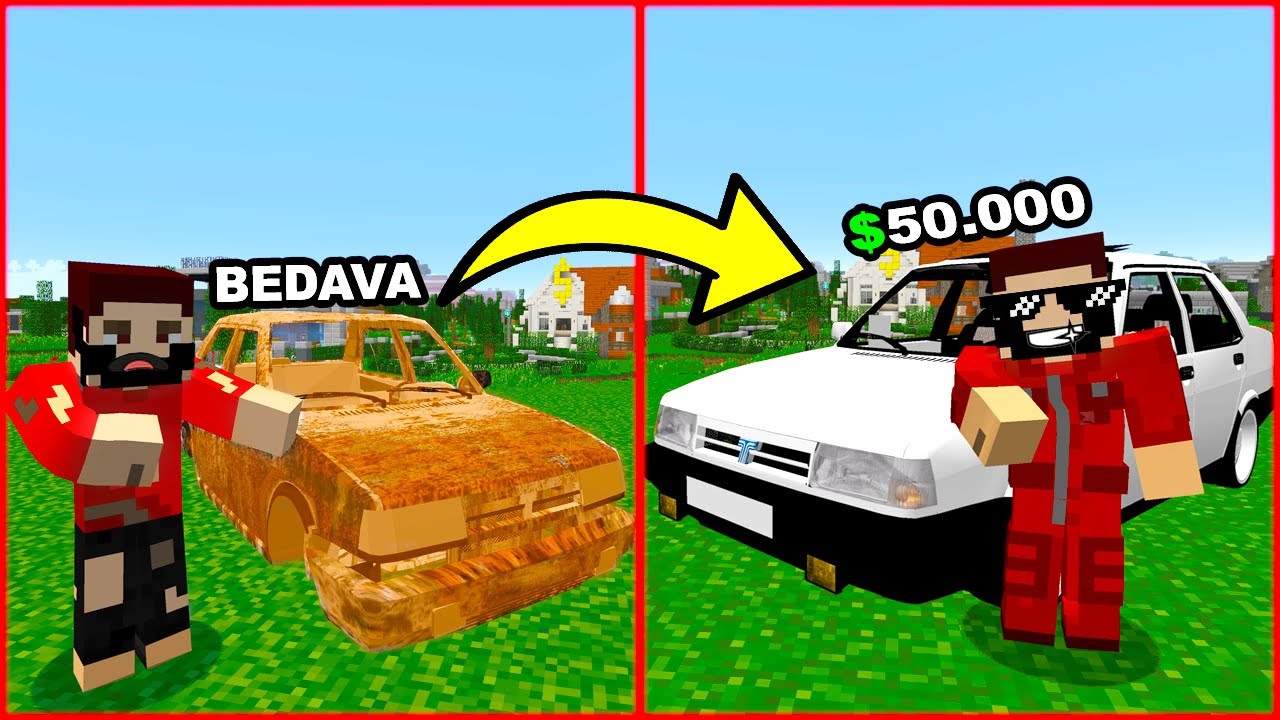 FAKİR HURDALIKTAN TOFAŞ ALIP TAMİR EDİYOR!(EFSANE OLDU!!) - Minecraft ...