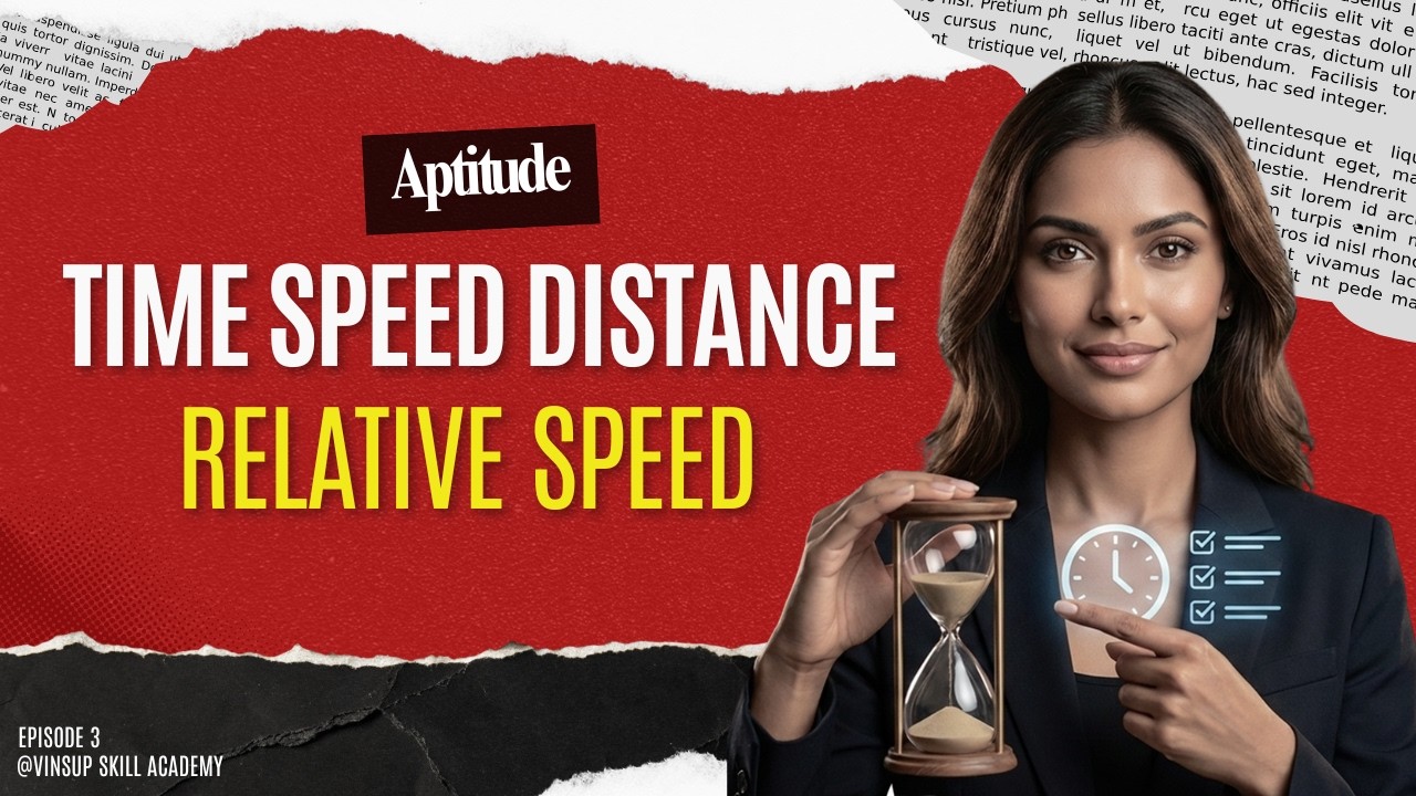 Time Speed Distance | Aptitude | Episode 3 - YouTube