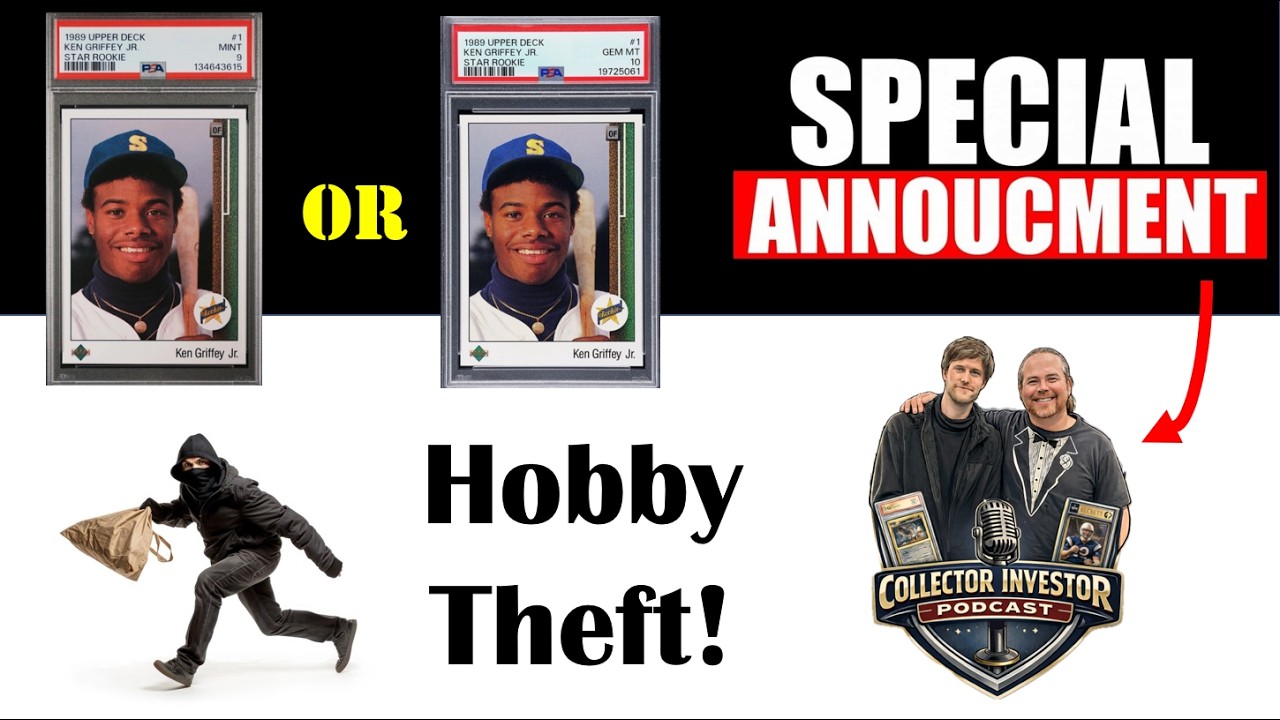CIA Major Announcement! Shocking Hobby Theft & 89 Griffey Debate