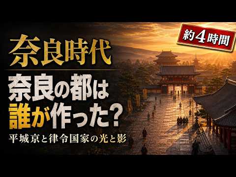 奈良時代とは何か｜平城京と律令国家の光と影【日本史解説・作業用】