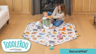 Toddleroo by North States SecureMat Animal ABC Hexagon Play Mat