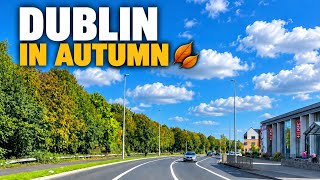 Dublin, Ireland Autumn Driving Tour 4K 🍂 | Lucan, Clondalkin & Rialto