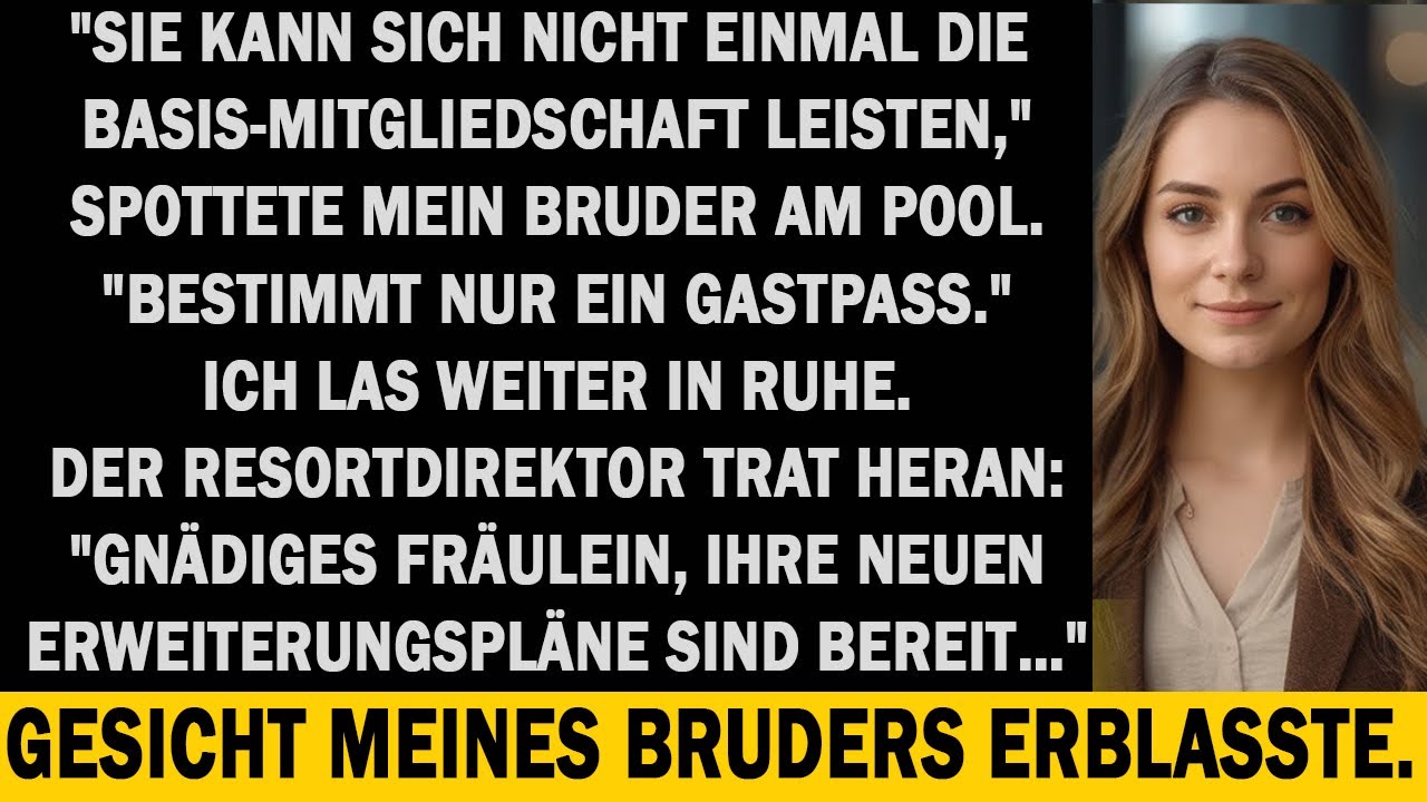 Bruder sagte, ich könne mir die Mitgliedschaft nicht leisten – heute gehört mir ein 95-Mio-Resort.