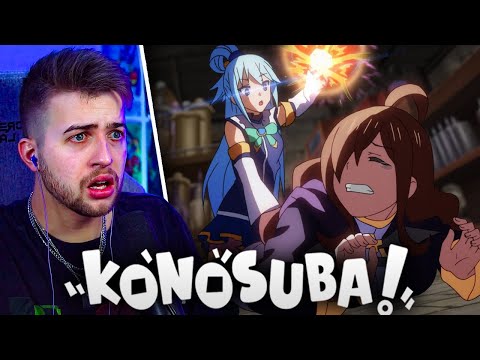 AQUA STOP RUINING EVERYTHING!!!!!! Konosuba Episode 8 REACTION