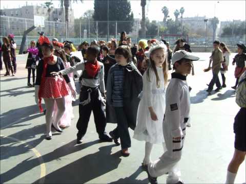 ביה"ס פרדס צפוני ,יבנה-פורים 6.3.2012 -חלק 1