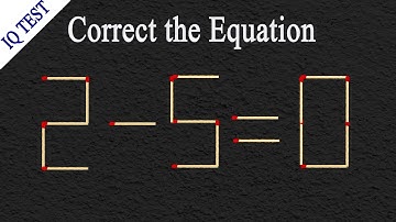 Move 1 matchstick to make the equation correct #matches #matchstickpuzzle #mathtricks #puzzles