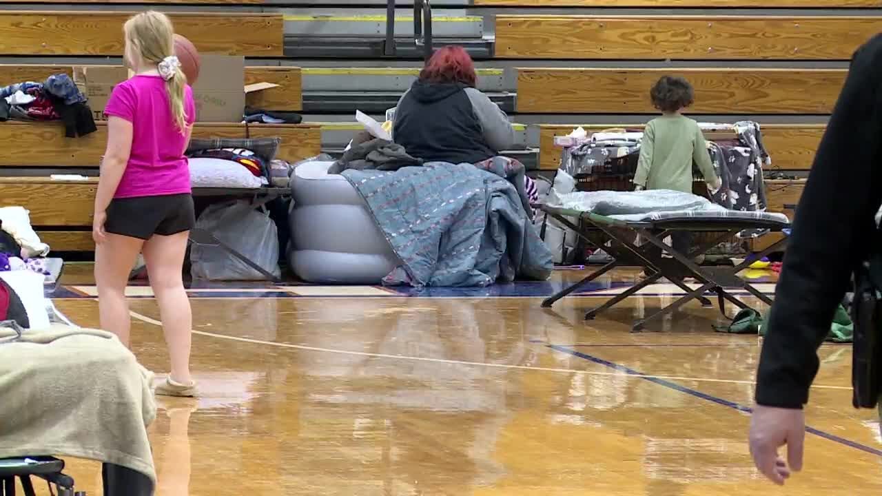 Day 5 at shelters for flood victims