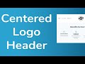 How to Create a Centered Logo Header in Oxygen
