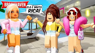 FINGI SER MILIONÁRIA E DESCOBRI O SEGREDO DA FILHA MIMADA DA MÃE | Historinha ROBLOX  Brookhaven RP🏡