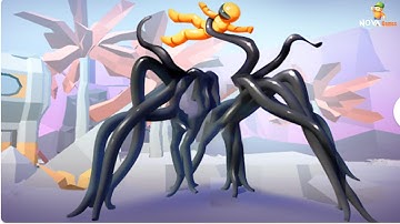 Black Alien Survival:  Funny Gameplay (iOS,Android) Part 1-  Attack On Human Spaceship