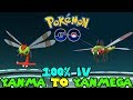 EVOLVING YANMA TO YANMEGA IN POKEMON GO NEW SHINNOH STONE EVOLUTION