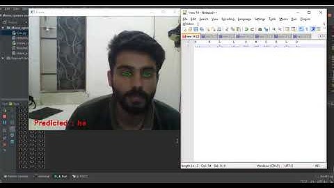 Blink-To-Speak | Machine Learning | OpenCV | Akshay Bahadur