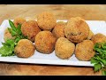 POLPETTE DI MELANZANA polpette di melanzane impanate  AUBERGINE MEATBALLS