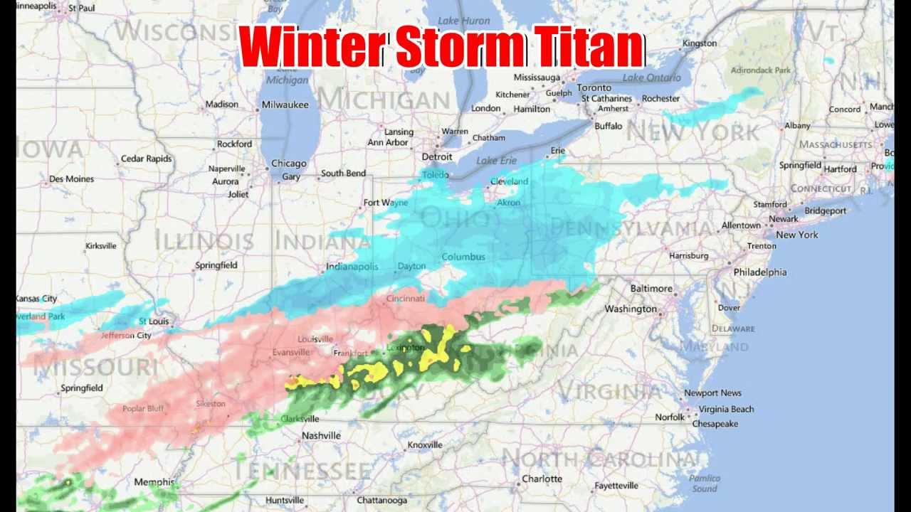 Winter Storm Titan Weather Report Jasonville, Indiana March 2, 2014