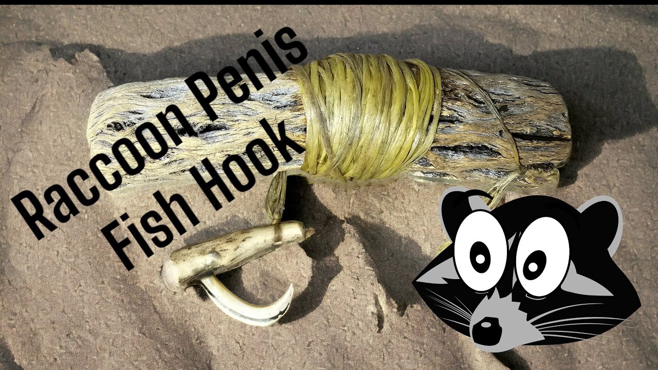 coon dick fish hook Catching Fish With A Raccoon Penis Hook!!