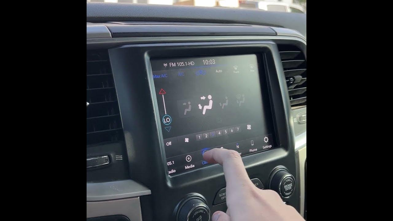 RAM 1500 Climate Control Module Upgrade - YouTube