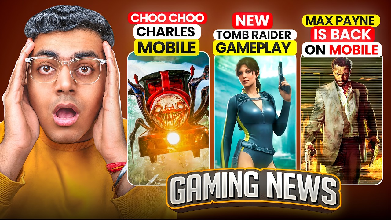 Choo Choo Charles Mobile🔥, New Minecraft, Tomb Raider Gameplay🥵, God of War | Gaming News 273