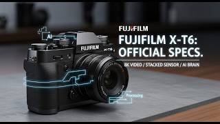 Fujifilm X-T6 Official Specs: 8K Video, Stacked Sensor &amp; The New AI Brain!
