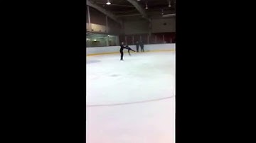 Pathetic double salchow attempt :-(