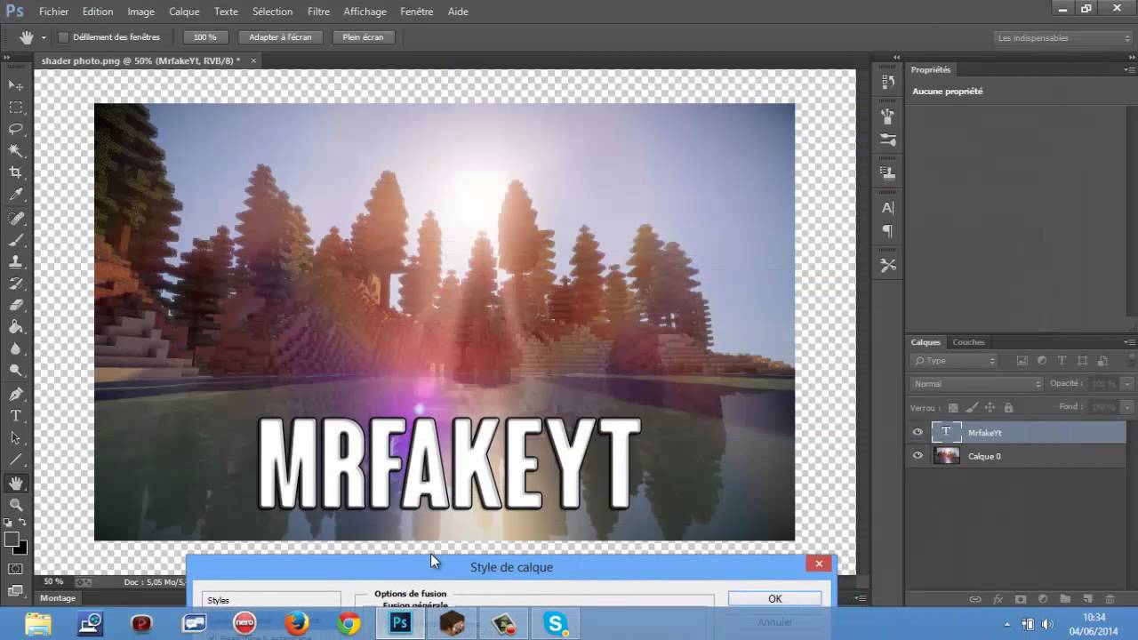 Comment Faire Une Photo De Minecraft Sur Photoshop