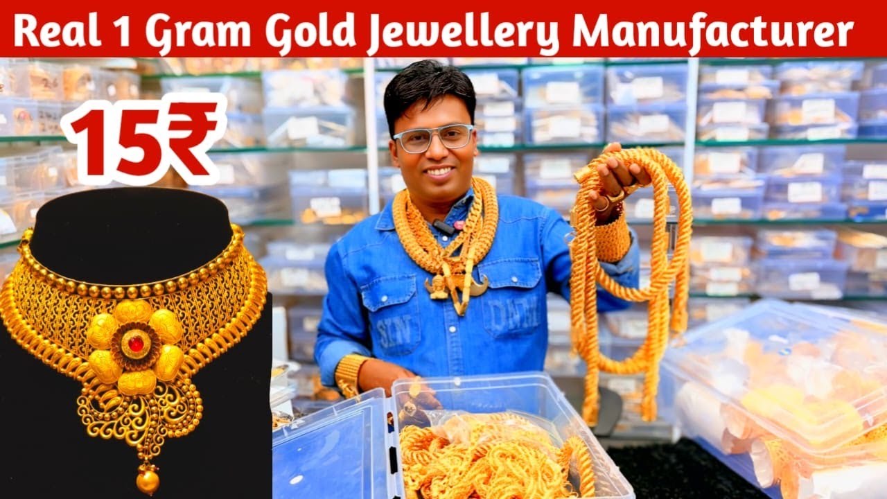 Mumbai's BEST 1 Gram Gold Jewellery Manufacturer | Gold and Anti Tarnish Jewellery Wholesale Mumbai