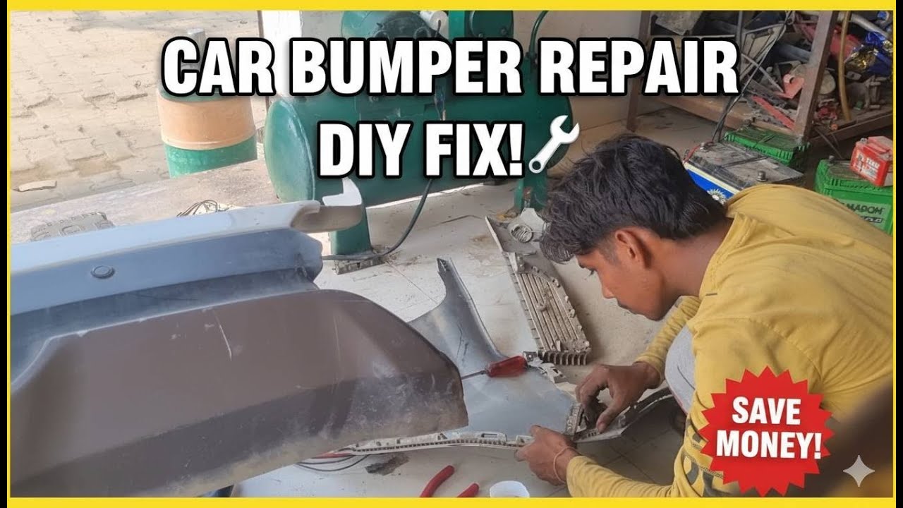 Welding PLACTIC Car bumper Repairs Made Easy !