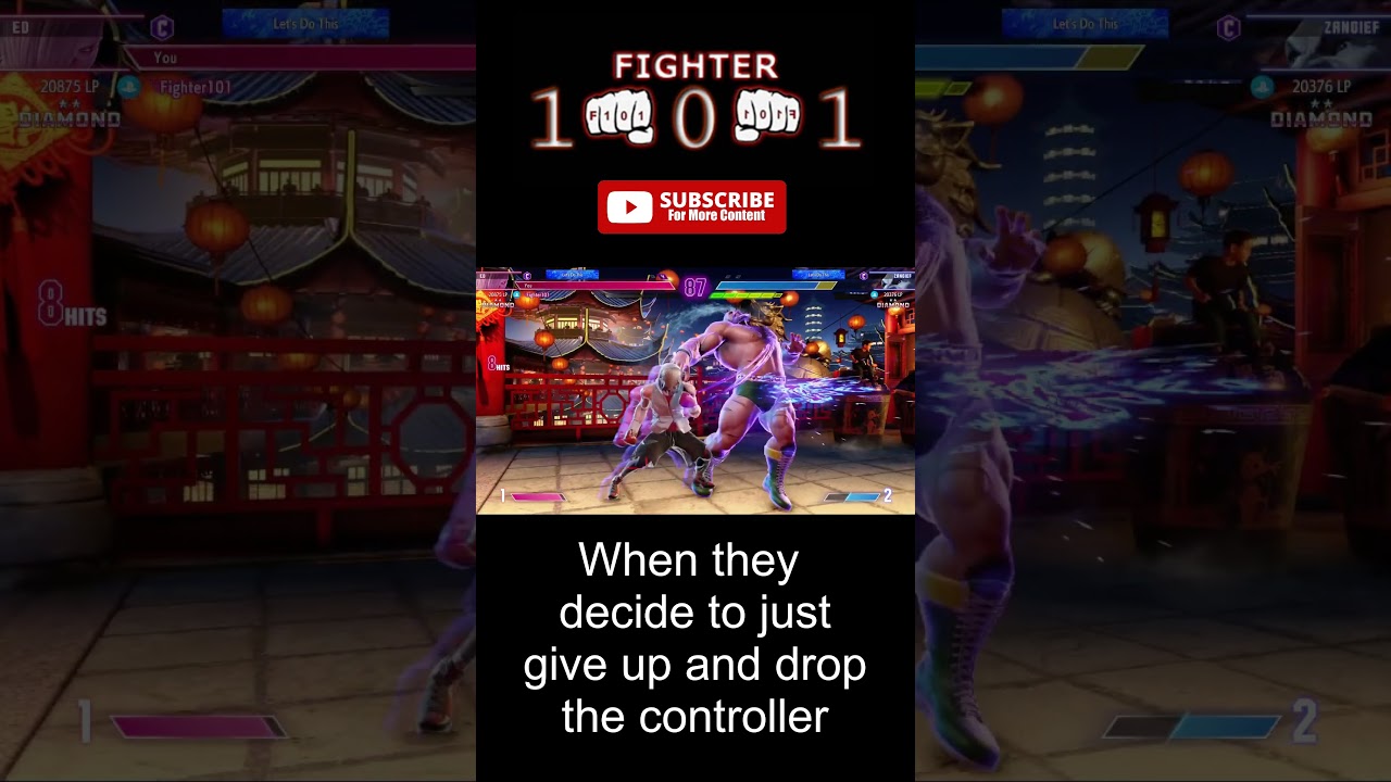 SF6 Ed Blitz rushdown with kill rush!