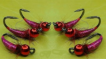 Fly Tying a Winter Grayling Purple Nymph by Mak