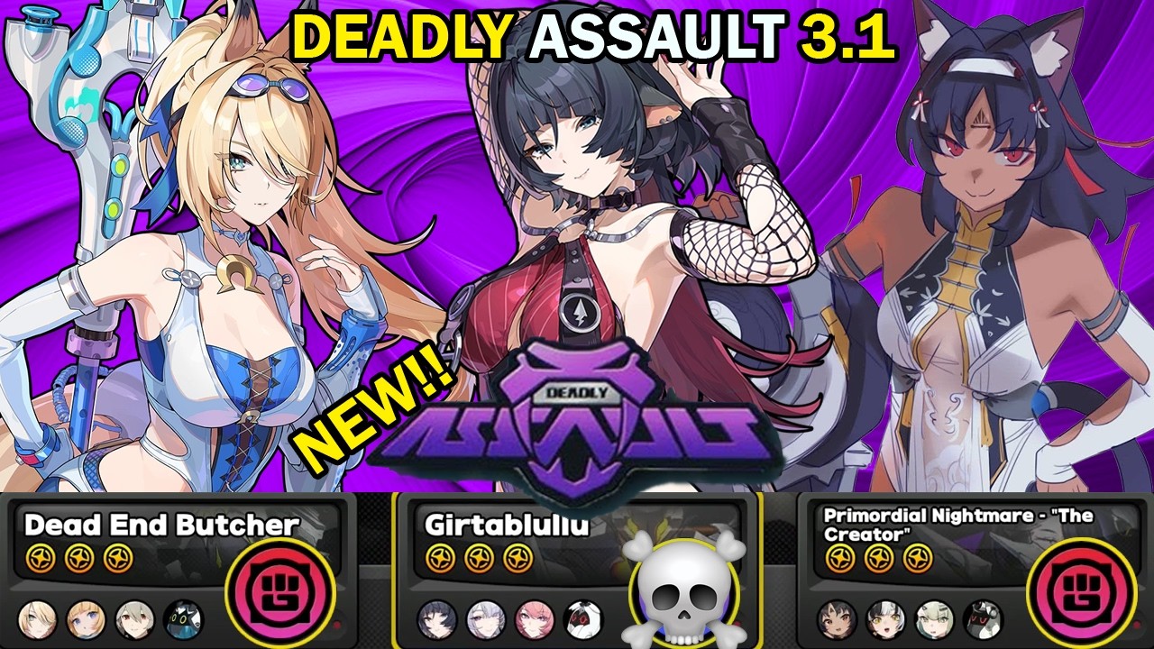 NEW Deadly Assault | Sigrid, Jane & Nekomata | 9⭐Clear +