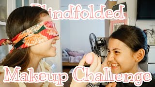 Blindfolded Makeup Challenge FT. Sandrinna
