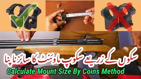 Dead-On DIY: Rifle Scope Ring Height with Coins (EASY Trick) Rifle Hunters MUST SEE [Long Range]