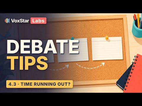 What to Do If Time Runs Out (Don’t Panic in a Debate!) — Debate 101 thumbnail