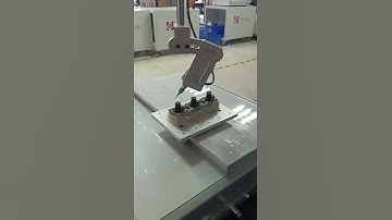 Auto glue dispensing machine with single-head and single-table