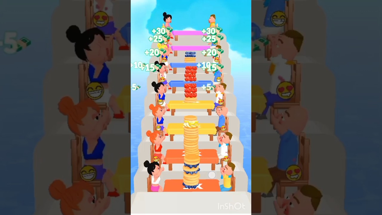 pancake run Satisfying gameplay android, IOS