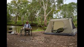 I Spent A Night Solo Camping By The BILLABONG And Loved It