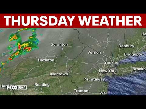 NYC weather: Warm and humid Thursday with afternoon showers expected