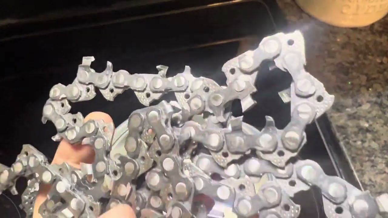 CHAINSAW RACE CHAIN BUILD COMING ALONG