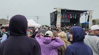 Scottish band Albannach playing at the St. Augustine, Florida Celtic Festival - March, 2025.