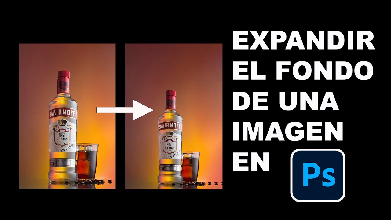 COMO EXPANDIR UNA IMAGEN EN PHOTOSHOP - YouTube