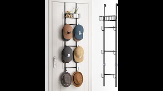 Assembly instruction-HapiRm Over Door Hat Rack-ZWJ165 (ASIN: B0D5V38GT3)