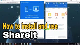 how to install, use, and connect share it pc with android screenshot 2