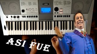 Video thumbnail of "Como Tocar " Asi Fue " En Piano Fácil / Juan Gabriel / TUTORIAL"