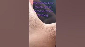 micromax hs2 touch glass remove from display || micromax hs2 touch change #mobile #touch #display