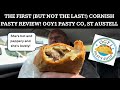 THE FIRST C0RNISH PASTY REVIEW (but not the last!) OGY1 Pasty Shop in St Austell