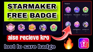 Starmaker Free Badge Loot  New Update New Badge  Make Your Profile Beautiful  starmaker badge