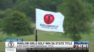Marlow wins 3A girls golf title