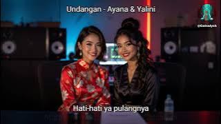 Undangan - Ayana & Yalini