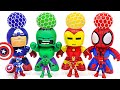 Mighty Mugs Hulk transforms into Spider-Man! Defeat Thanos and the dinosaur army! | DuDuPopTOY